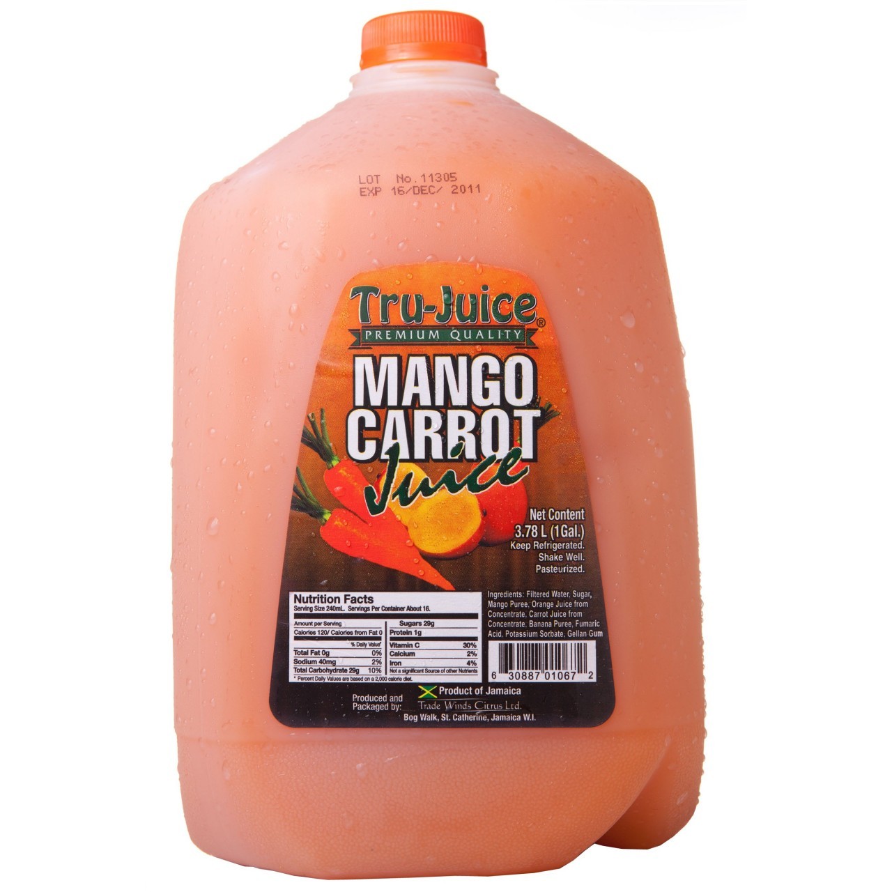 TRU-JUICE MANGO CARROT 3.78L