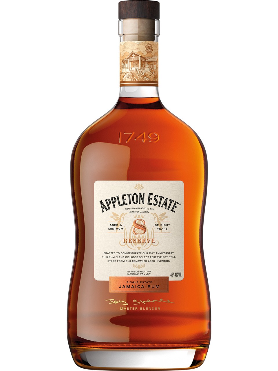 APPLETON 8YO RESERVE BLEND JAMAICA RUM 750ml