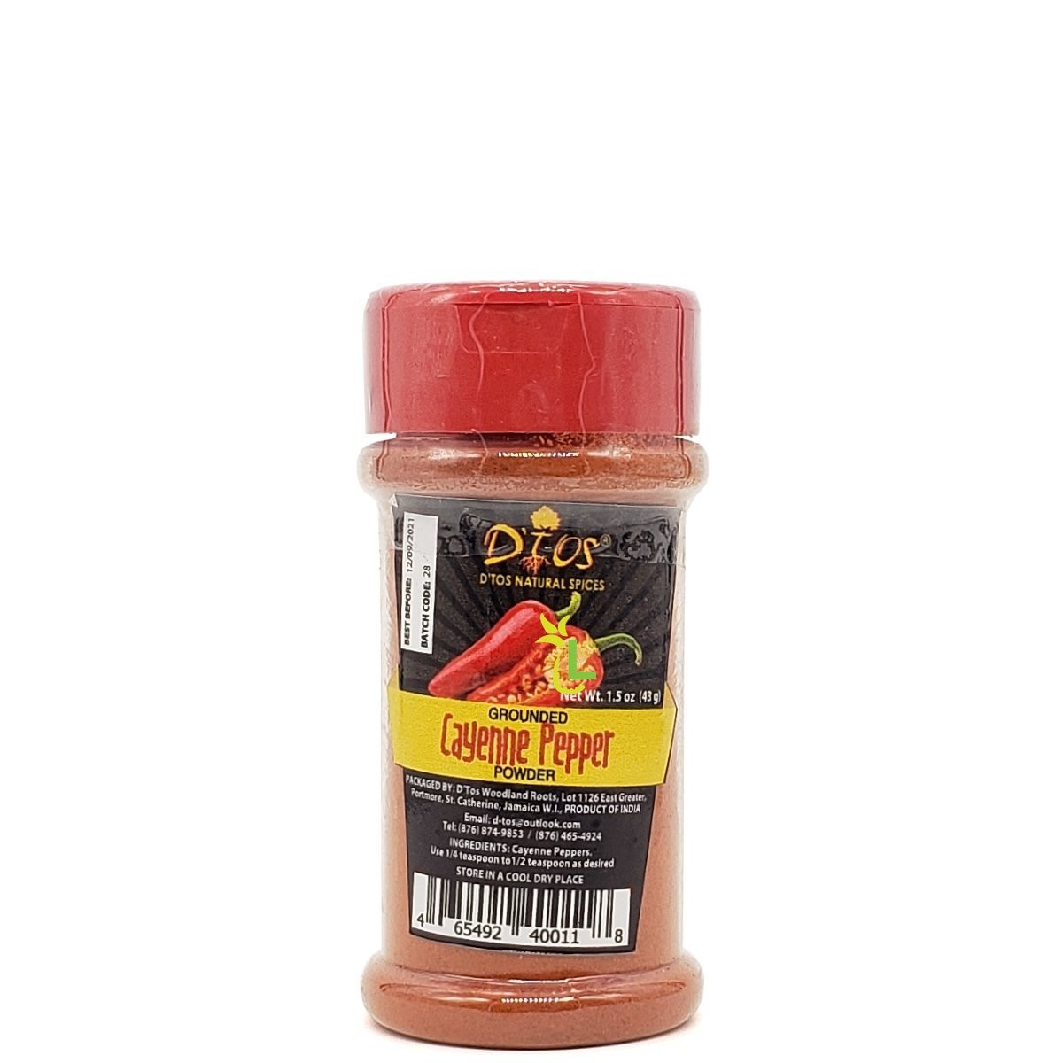 DETOS CAYENNE PEPPER POWDER 43g