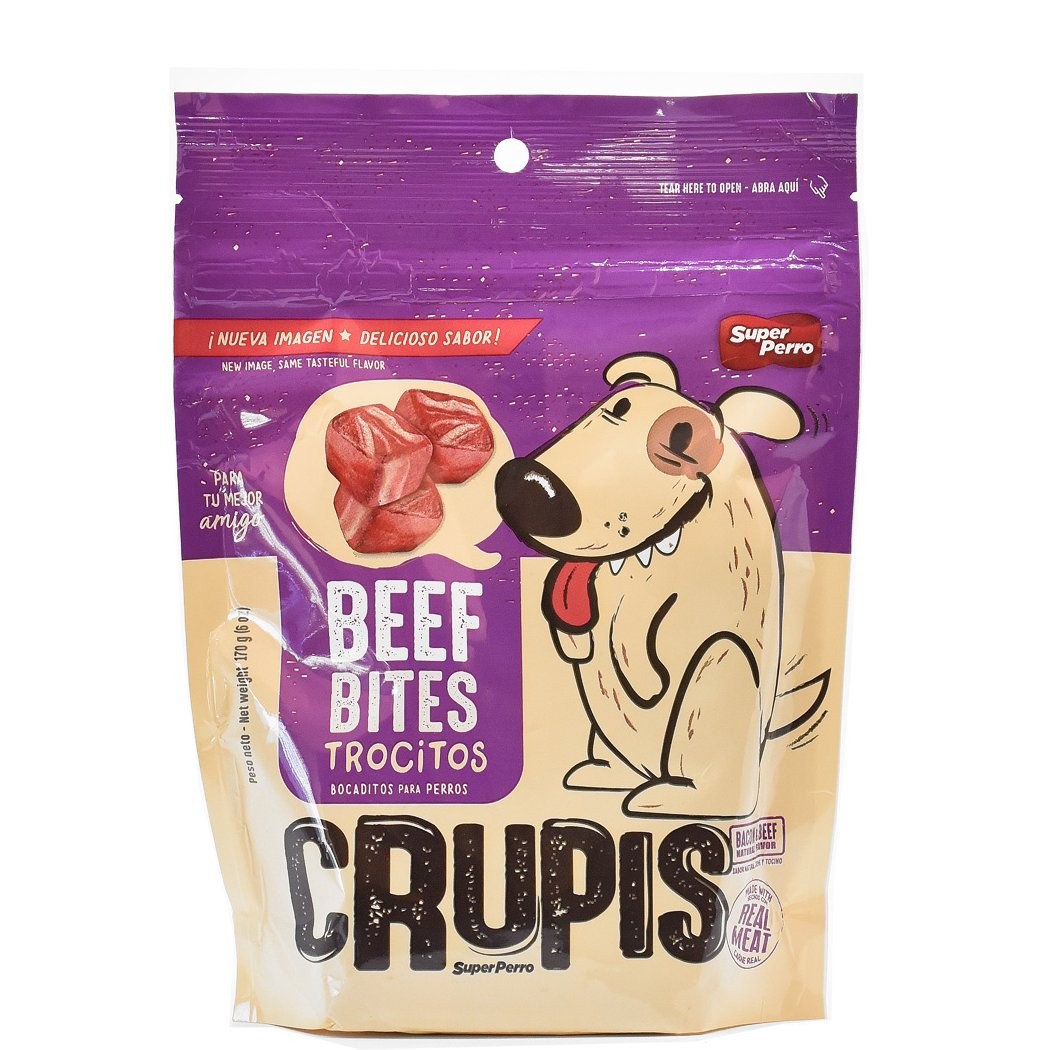 CRUPIS BEEF BITES 170g