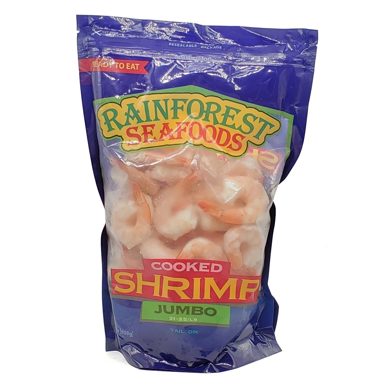 RAINFOREST SHRIMP 21-25 CKD JUMBO 2lb