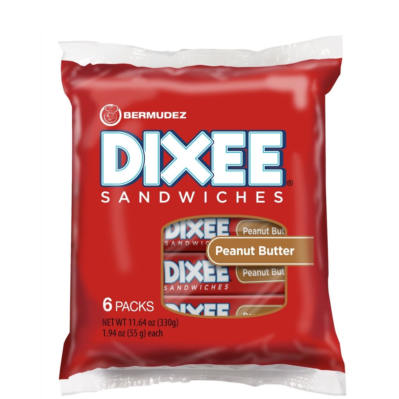 BERMUDEZ DIXEE PEANUT 6x50g