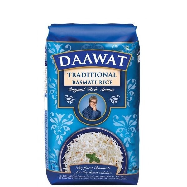 DAAWAT BASMATI TRAD RICE 1kg