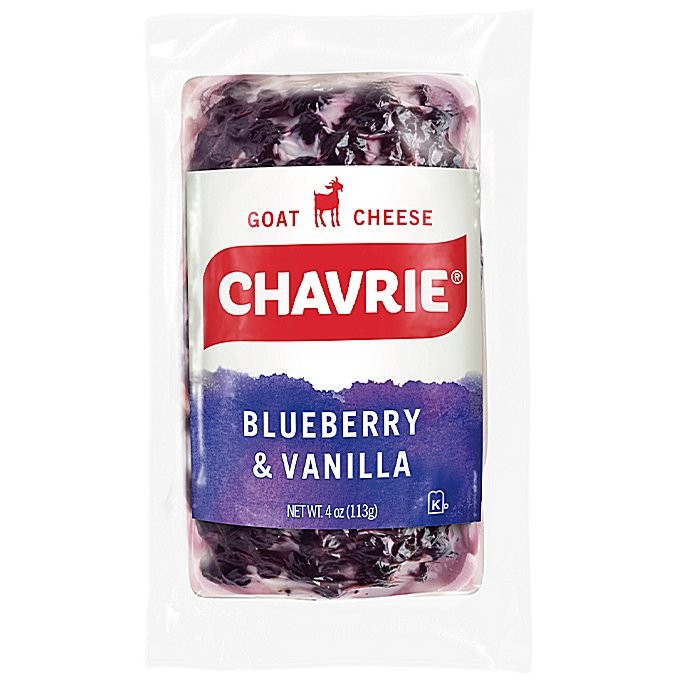 CHAVRIE GOAT LOG BLUEBERRY VANILLA 4oz