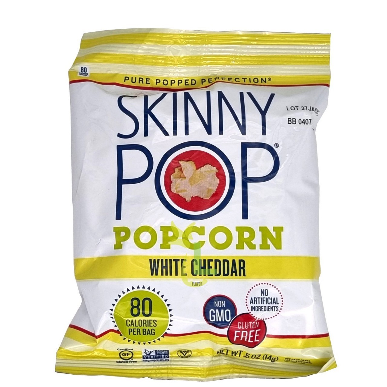 SKINNY POP WHITE CHEDDAR 14g