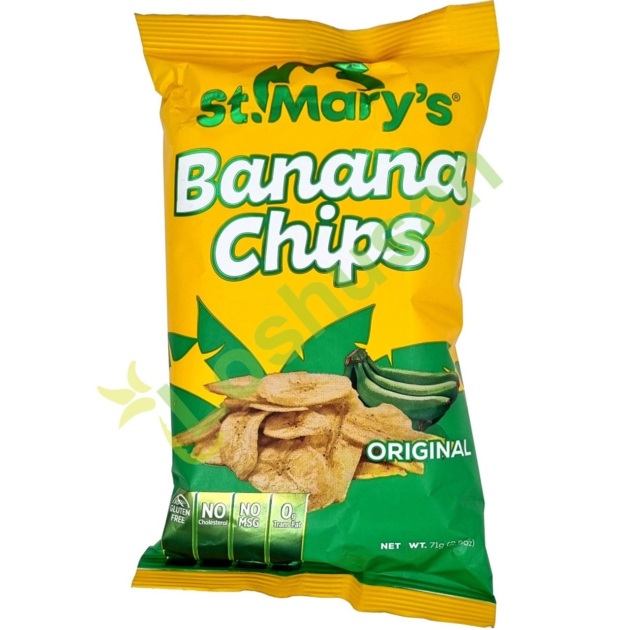 ST MARYS BANANA CHIPS 71g