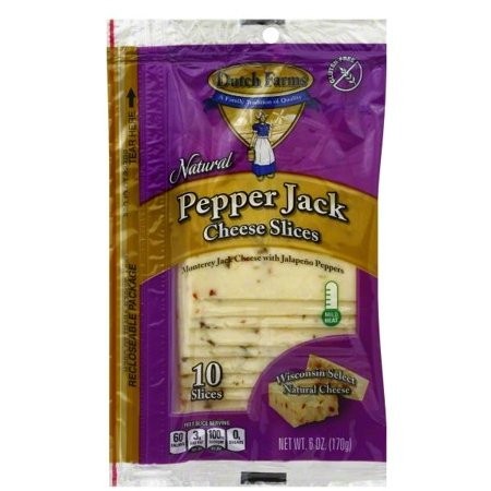 DUTCH FARMS PEPPER JACK SLICE 6oz