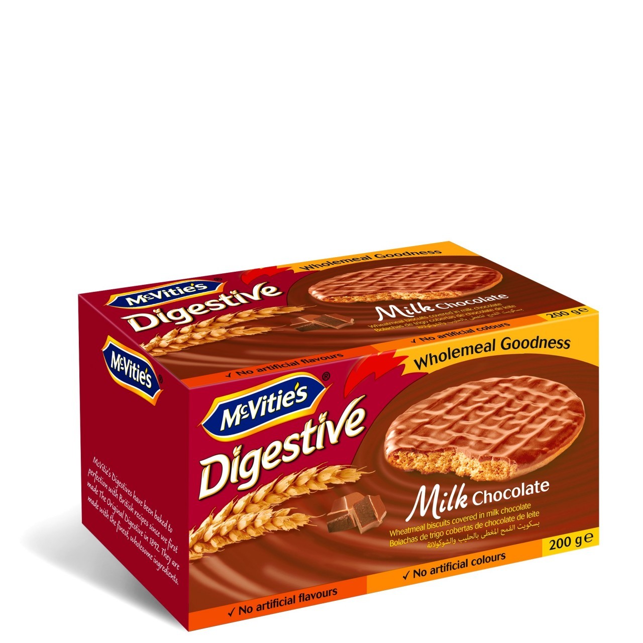 MCVITIES MILK CHOC DIGESTIVE 200g