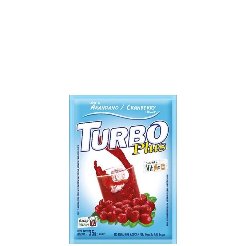 TURBO PLUS MIX CRANBERRY 35g