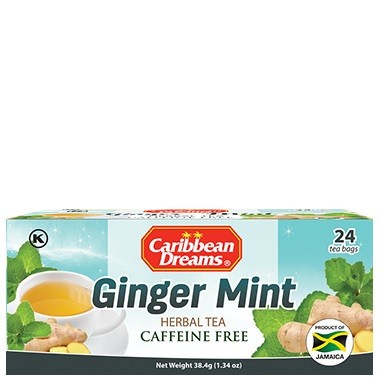 CARIB DREAMS TEA GINGER MINT 24s