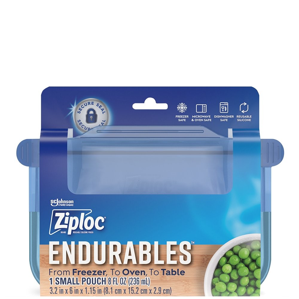 ZIPLOC ENDURABLES POUCH 8oz