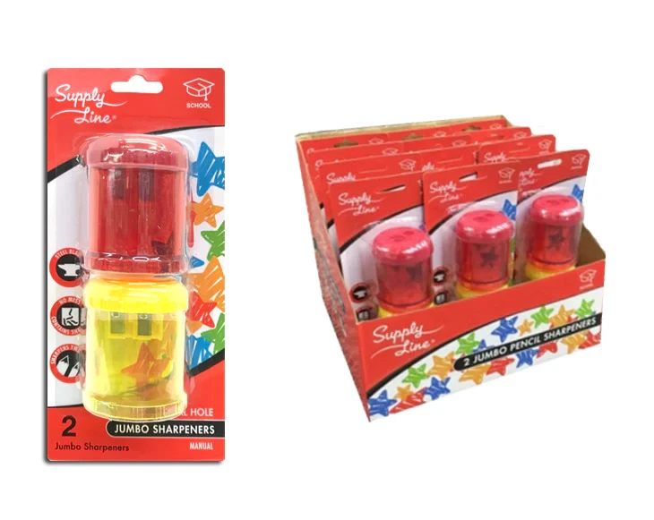 Supply Line 2 Pack Jumbo Pencil Sharpener