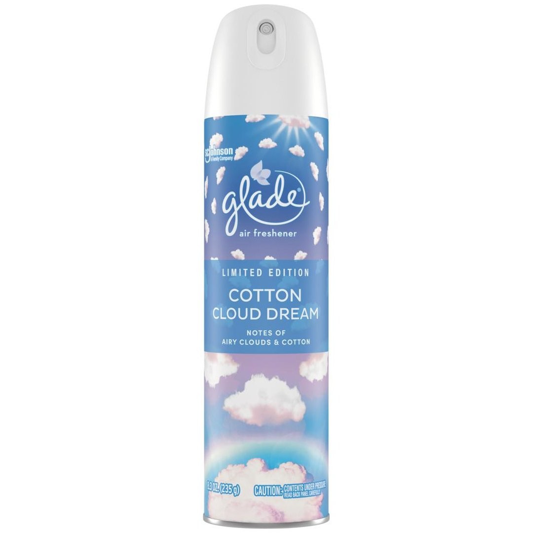 GLADE SPRAY COTTON CLOUD DREAM 8.3oz