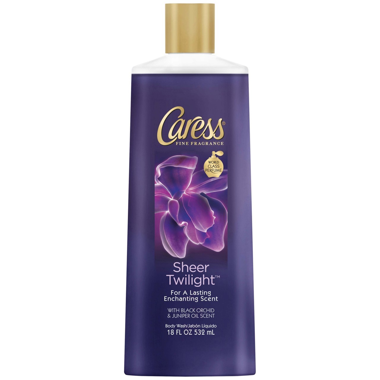 CARESS BODY WASH BLK ORCHD PTCH OIL 18oz