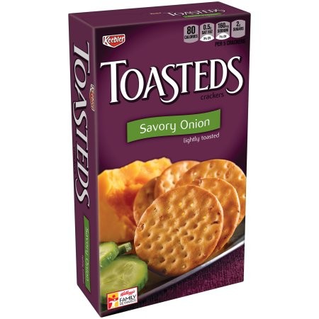 KEEBLER TOASTEDS SAVORY ONION 226g