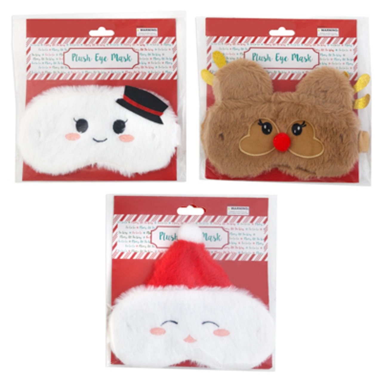 REGENT XMAS PLUSH EYE MASK 1ct