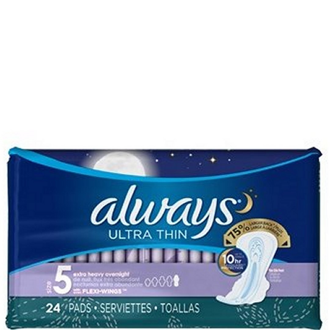 ALWAYS ULTRA OVERNIGHT X HEAVY WINGS 24s