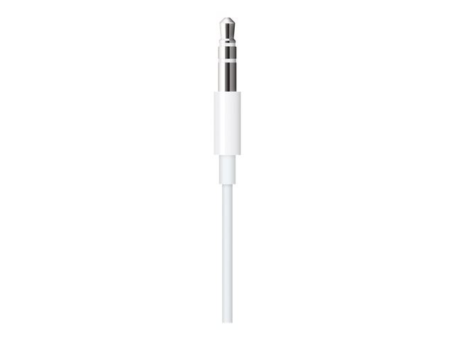 Apple Lightning to 3.5mm Audio Cable - Audio cable - Lightning male to 4-pole mini jack male