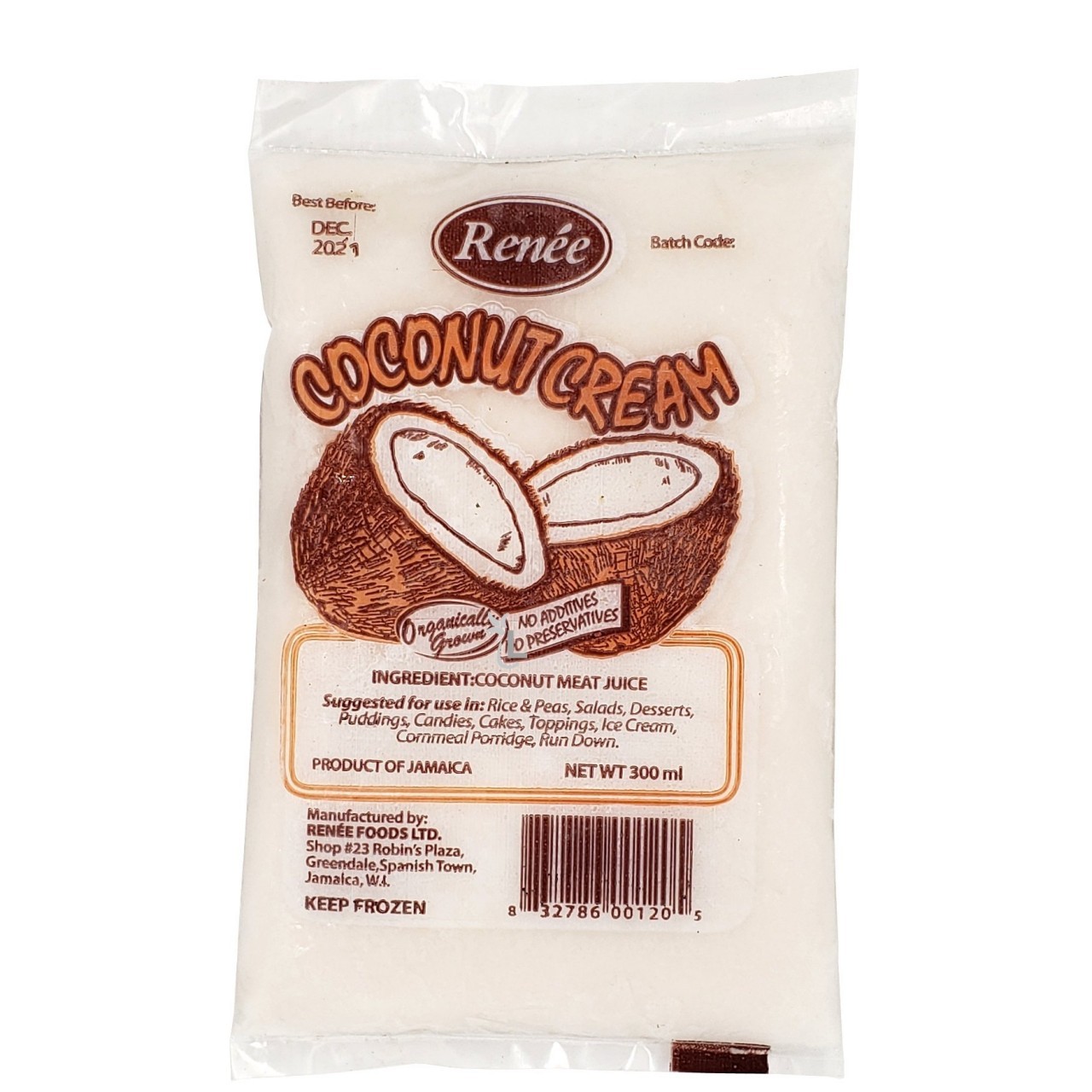 RENEE COCONUT CREAM 300ml