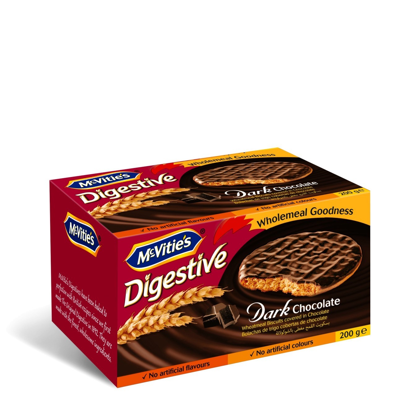 MCVITIES DIGESTIVE CHOCOLATE 200g