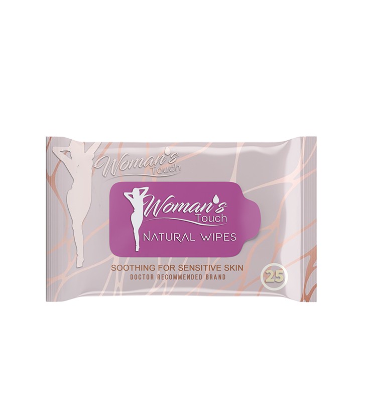 WOMAN’S TOUCH NATURAL WIPES 25pcs