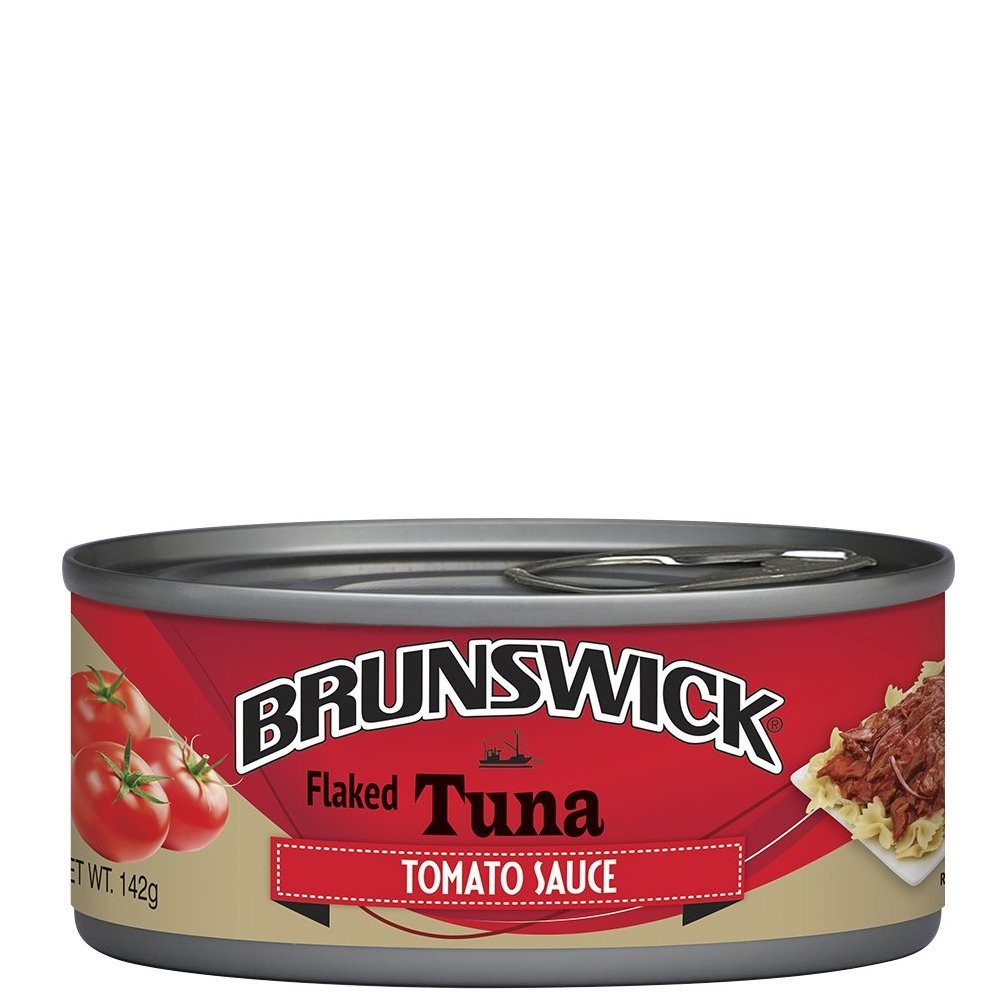 BRUNSWICK TUNA FLAKED TOMATO SCE 142g