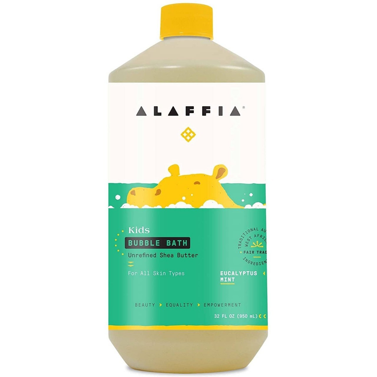 ALAFFIA KIDS BUBBLE BATH EUCALYPTUS 32oz
