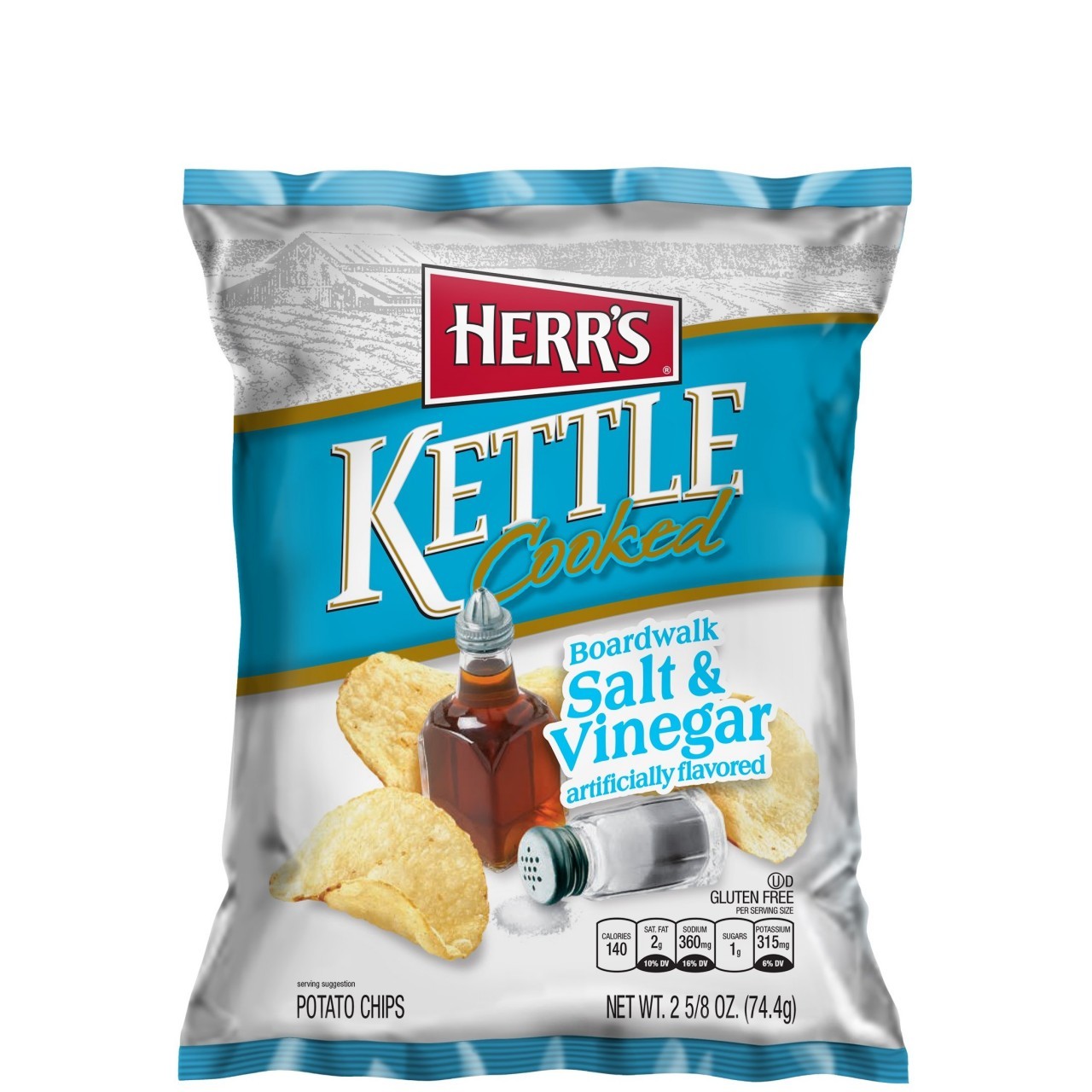 HERRS KETTLE SALT VINEGAR 31g