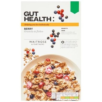 WAITROSE GRANOLA FLAKE BERRY 400g