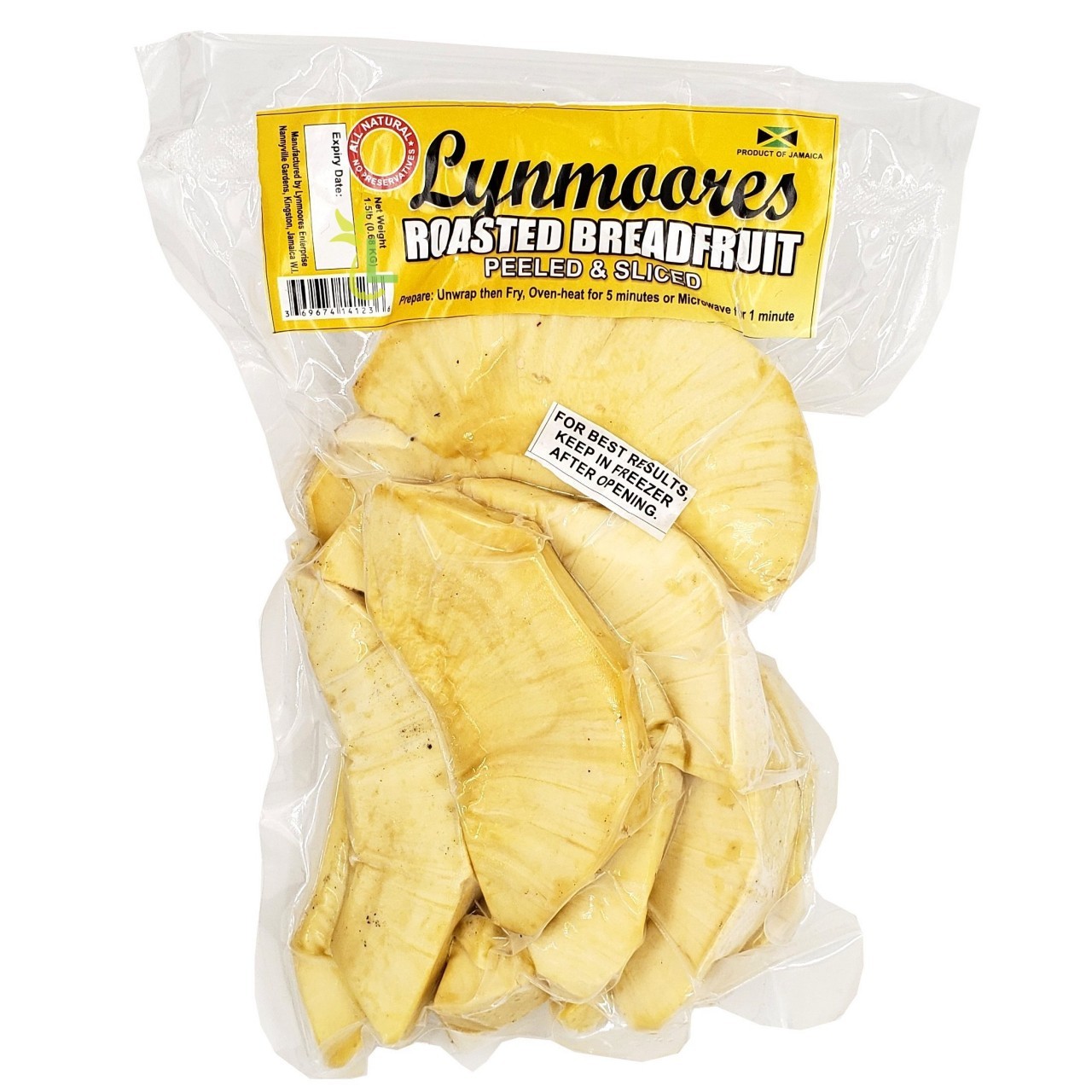 LYNMOORES ROASTED BREADFRUIT 1.5lb