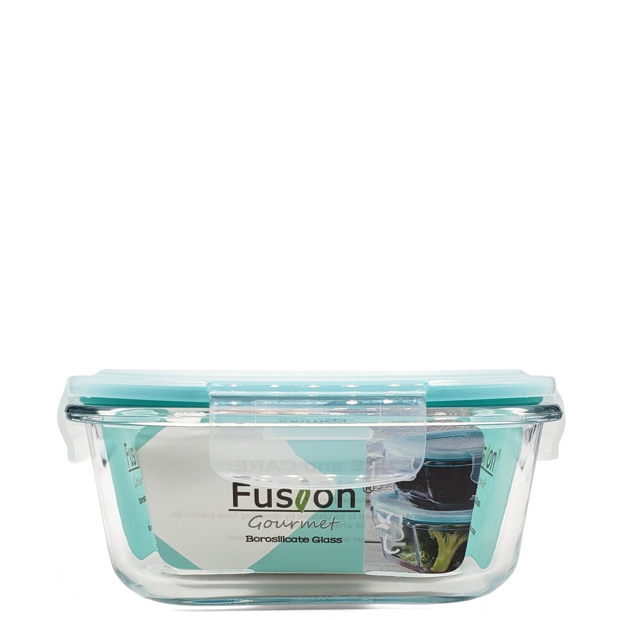FUSION GLASS CONTAINER SQUARE 1ct
