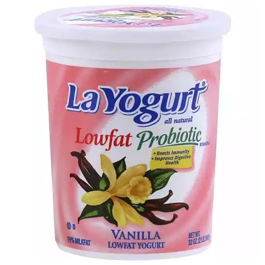 LA YOGURT LOW FAT VANILLA 32oz