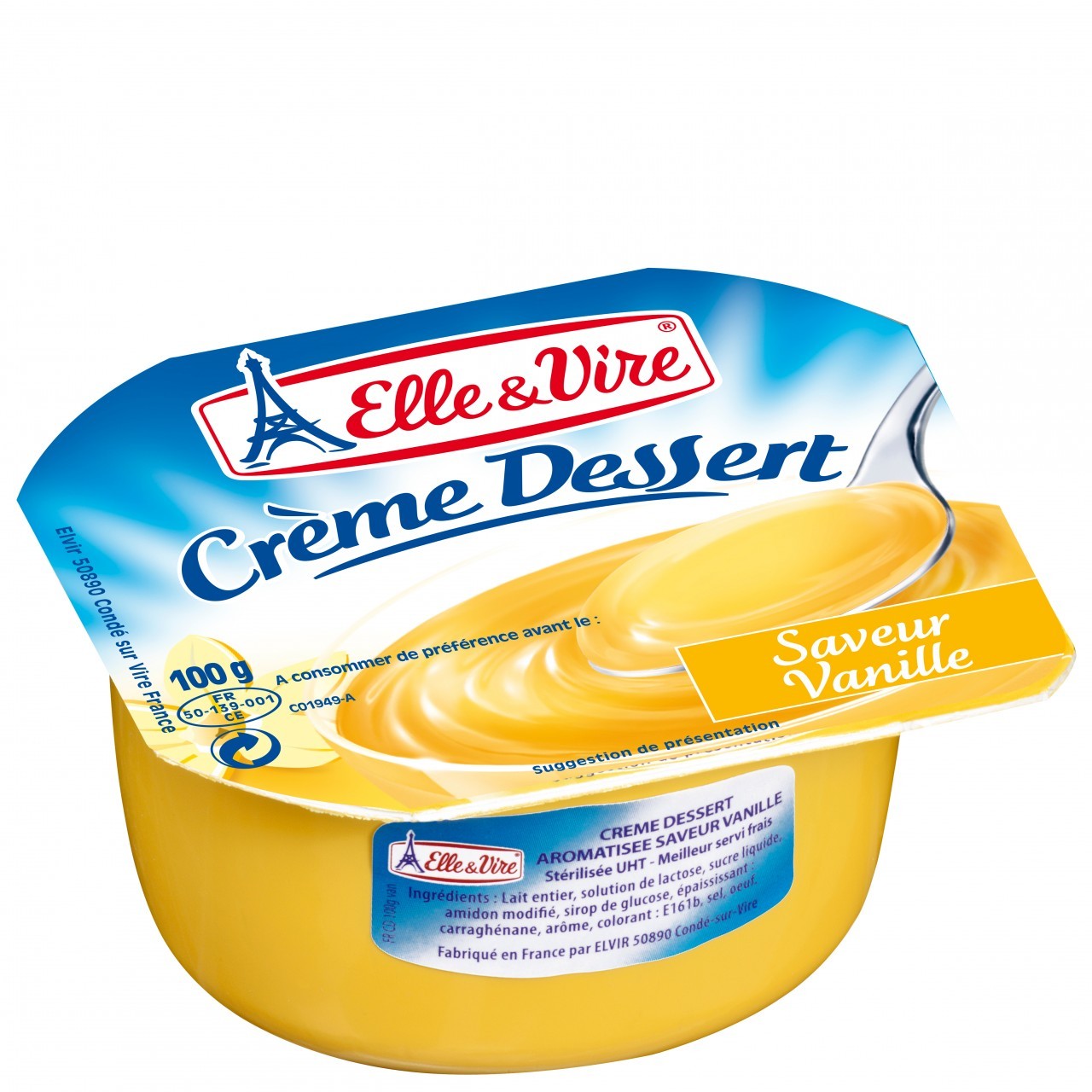 ELLE & VIRE PUDDING VANILLA 100g