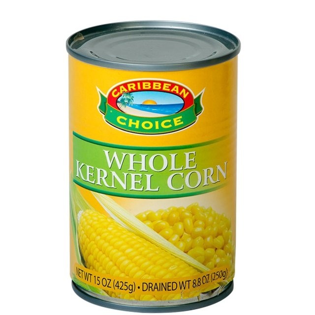 CARIB CHOICE CORN WHOLE KERNEL 425g