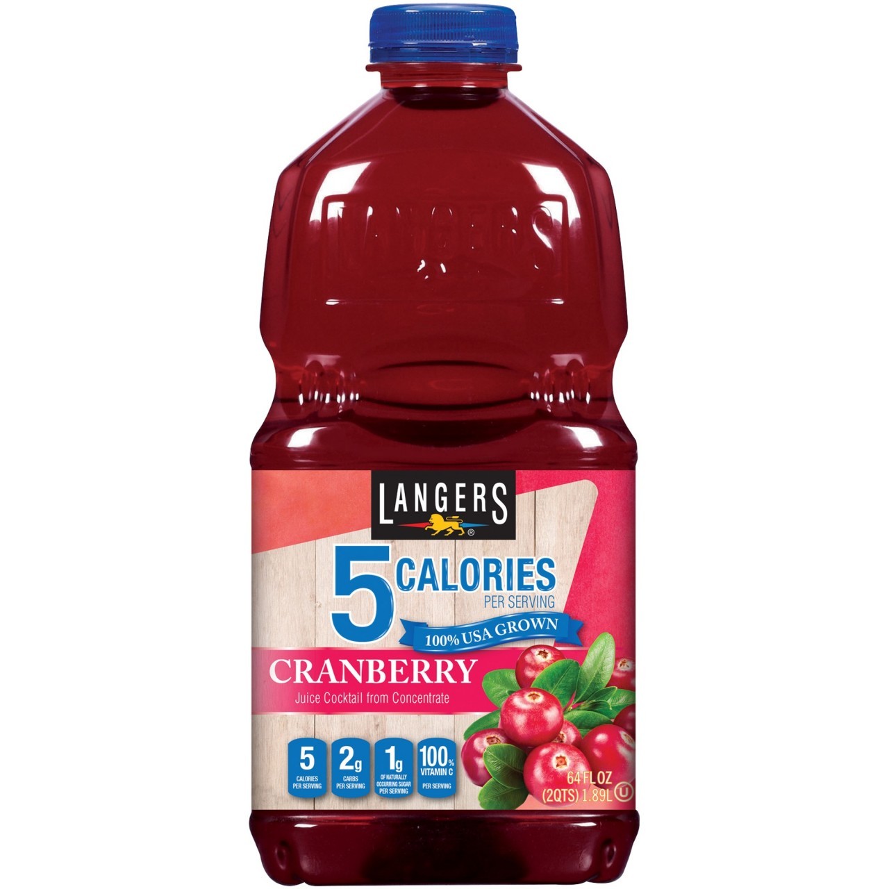 LANGERS CRANBERRY COCKTAIL DIET 64oz