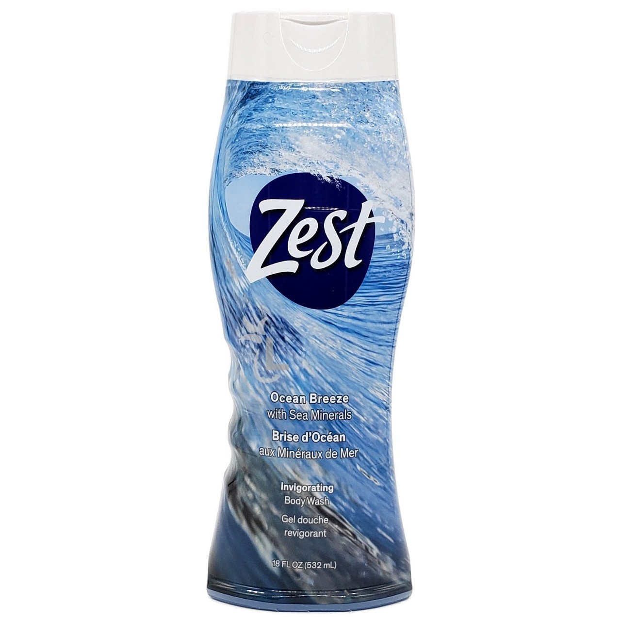 ZEST BODY WASH OCEAN BREEZE 18oz