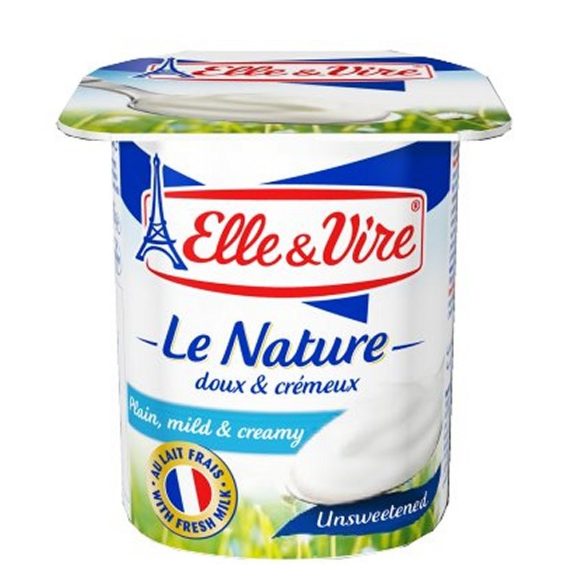 ELLE & VIRE PLAIN UNSWEETENED 125g