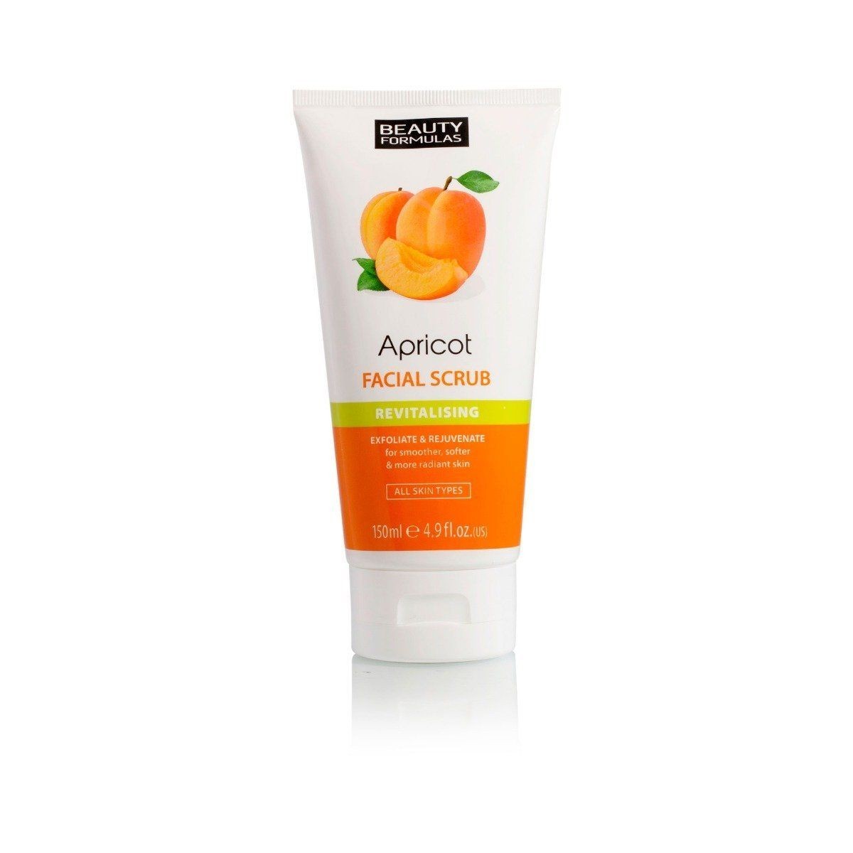 Beauty Formulas Apricot Facial Scrub, Revitalising, 150ml