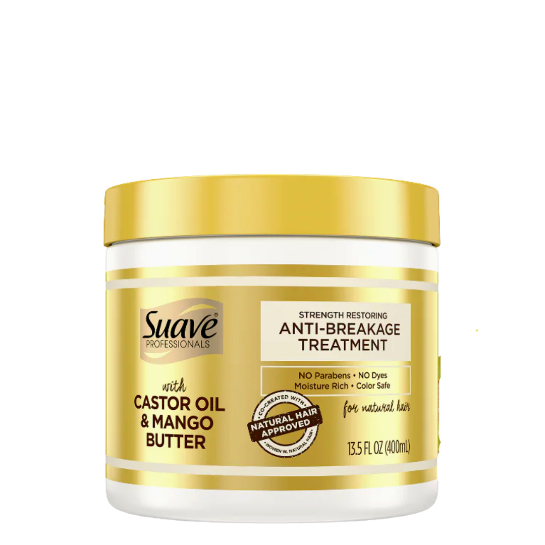 Suave Strength Restoring Anti-Treatment w/ Castor Oil & Mango Butter, 13.5oz      Suave Strength Restoring Anti-Treatment w/ Castor Oil & Mango Butter, 13.5oz    Suave Strength Restoring Anti-Treatmen