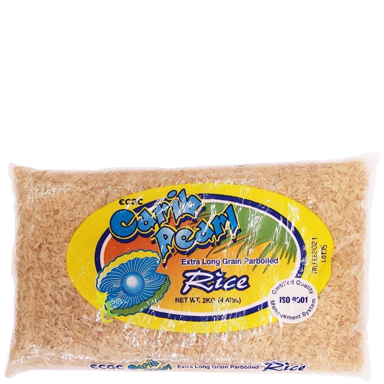 CARIB PEARL RICE PARBOILED 2kg