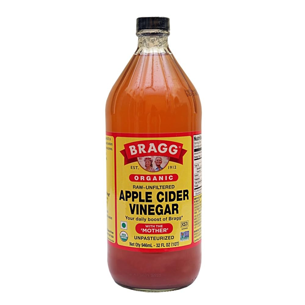 Bragg Organic Raw Unfiltered Apple Cider Vinegar, 32 Oz