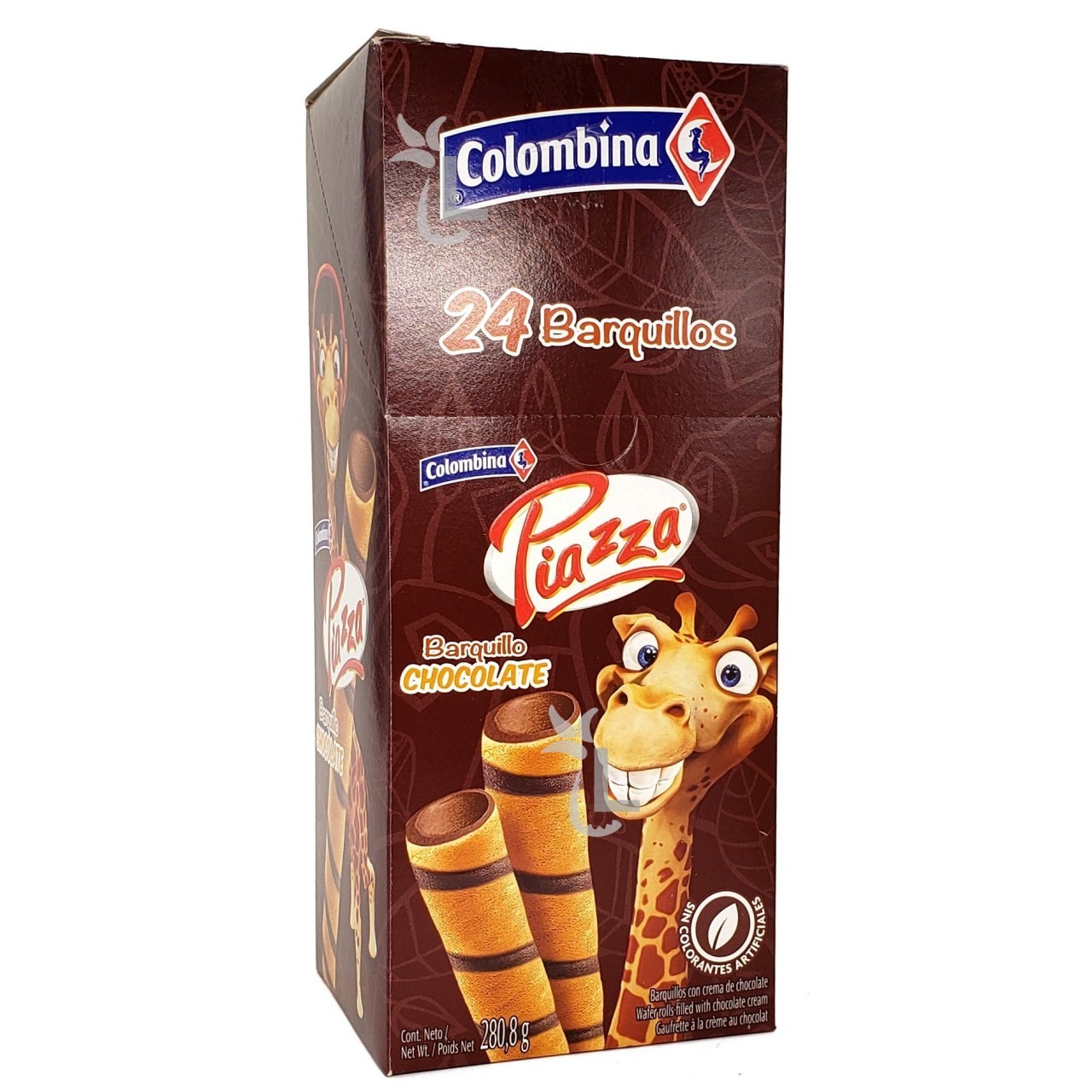 COLOMBINA PIAZZA ROLLS CHOCOLATE 280.8g COLOMBINA PIAZZA ROLLS CHOCOLATE 280.8g