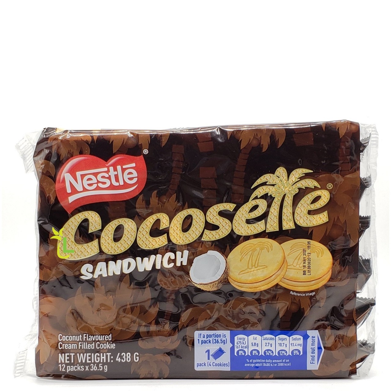 NESTLE COCOSETTE SANDWICH 12x36.5g