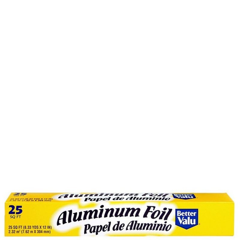 BETTER VALU ALUMINIUM FOIL 25sqft