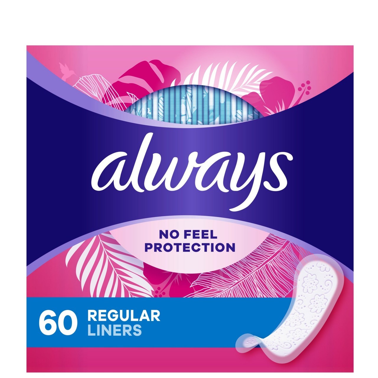ALWAYS DAILY LINERS REGULAR 60s