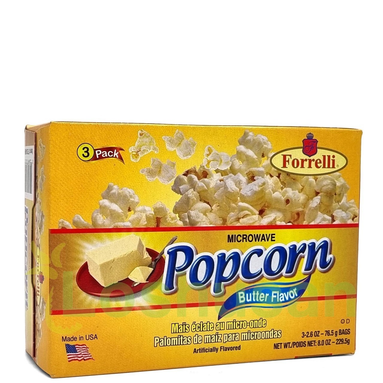 FORRELLI POPCORN BUTTER FLAVOR 3x2.6oz
