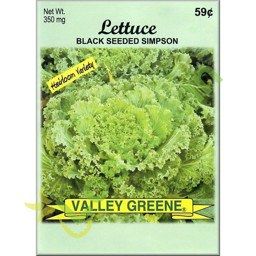 VALLEY GREENE SEEDS LETTUCE SIMPSN 350mg