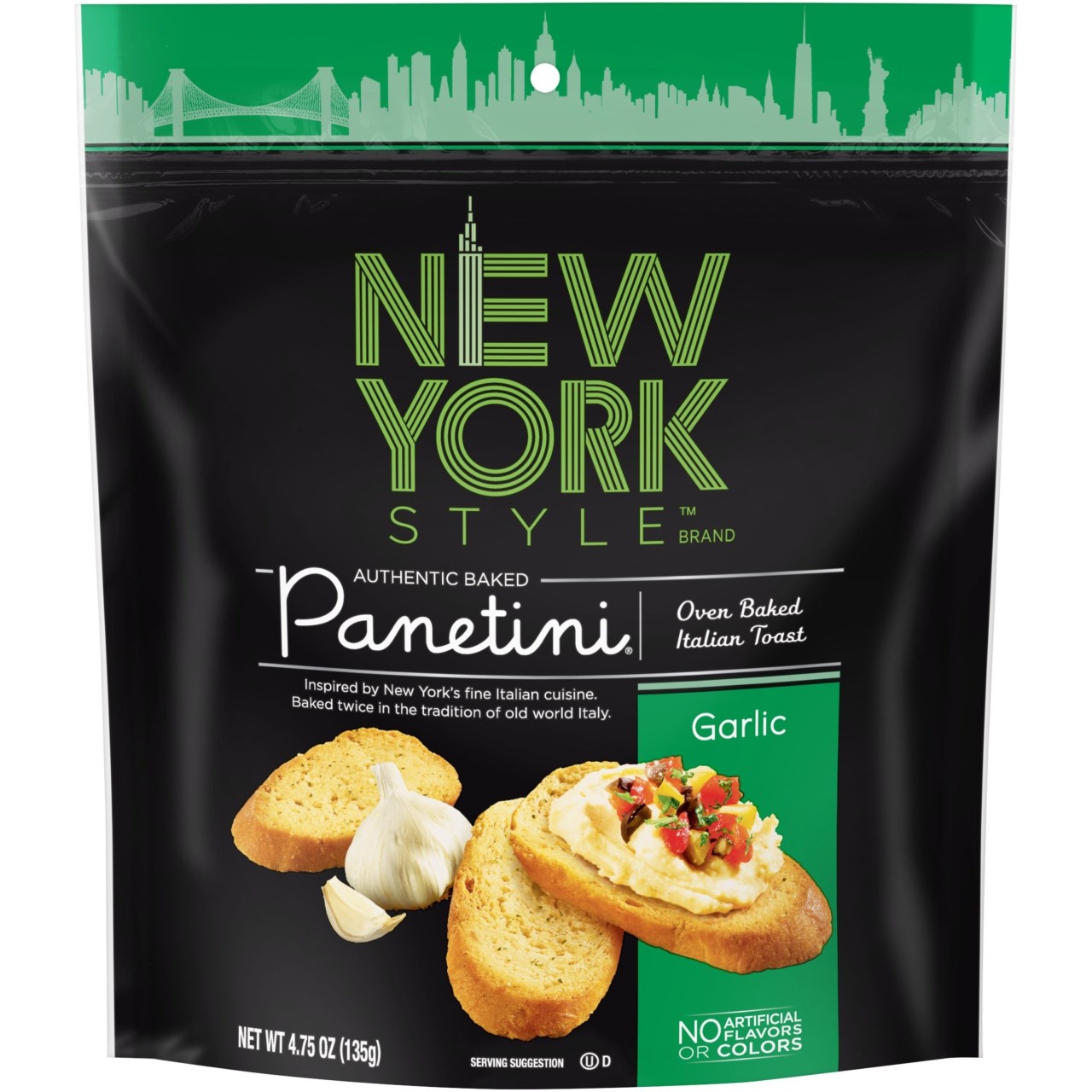 NEW YORK STYLE PANETINI GARLIC 4.75oz