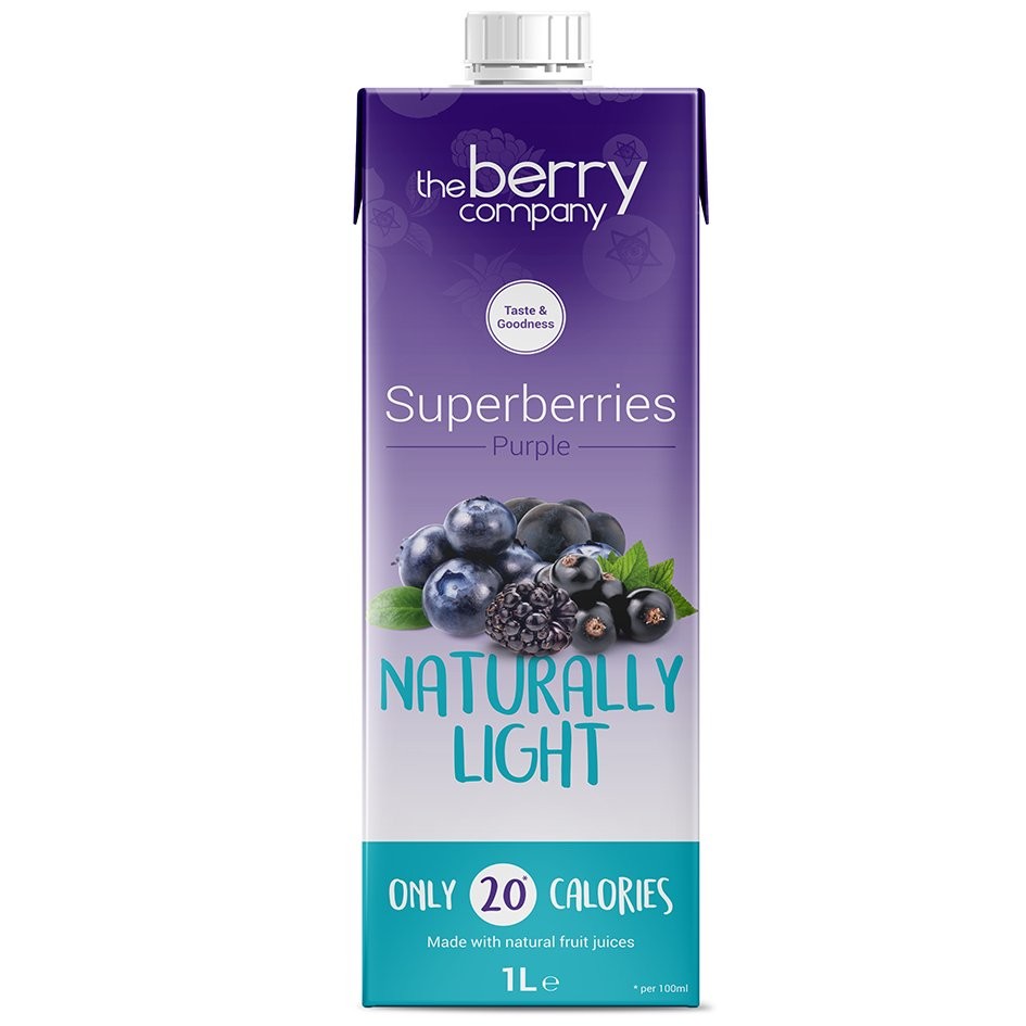 BERRY CO JUICE SUPER PURPLE LITE 1L