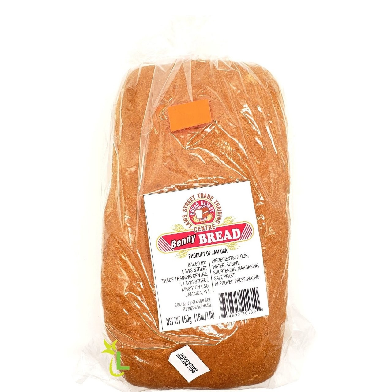 BREAD BASKET BENNY BREAD WHITE 450g